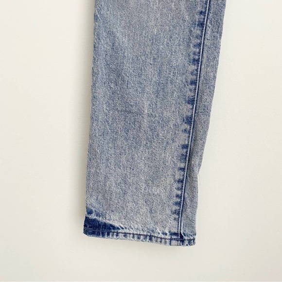 mother superior - the swooner rascal ankle jean high-rise crop acid wash - Picture 4 of 10